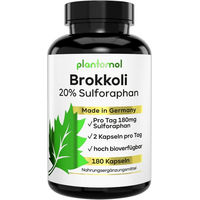 Produktbild von plantomol Brokkoli Kapseln mit 90 mg Sulforaphan 180 Kapseln