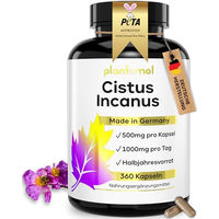 Produktbild von plantomol Cistus Incanus Kapseln hochdosiert 360 Stück glutenfrei laktosefrei ohne Gelatine und Zusatzstoffe