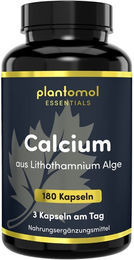 plantomol Essentials Calcium Kapseln mit Algenkalk Sango 480 mg ohne Zusatzstoffe 180 Kapseln – Bild 1 von 2