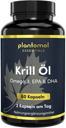 plantomol Essentials Krill-Öl Kapseln mit Omega 3 Fettsäuren 60 Stück – Bild 1 von 2