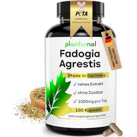 Produktbild von plantomol Fadogia Agrestis Extrakt Kapseln ohne Zusatzstoffe glutenfrei laktosefrei 180 Stück
