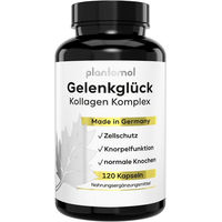 Produktbild von plantomol Kollagen Kapseln mit Hyaluron Typ I II III 120 Stück
