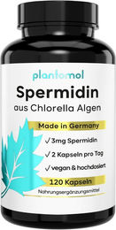 plantomol Spermidin Kapseln mit Chlorella vegan 120 Stück – Bild 1 von 2