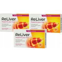 Produktbild von PLT Group RELIVER Premium Mineralstoff-Komplex mit Kurkuma, Kamille, Avocado, Nüssen, Zink, Eisen und Selen in Kapseln, 3er Packung