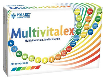 Polaris Farmaceutici Multivitalex Multivitamin und Multimineral Tabletten mit pflanzlichem Ursprung 30 Stück – Bild 1 von 1