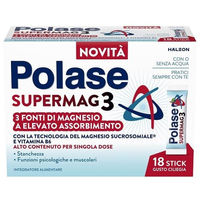 Produktbild von Polase Supermag3 Magnesium Komplex Sticks Kirschgeschmack glutenfrei 18 Stück