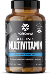 Polleo All in 1 Multivitamin Tabletten vegetarisch und glutenfrei für Sportler – Bild 1 von 1