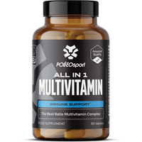 Produktbild von Polleo All in 1 Multivitamin Tabletten vegetarisch und glutenfrei für Sportler