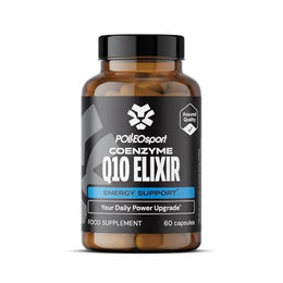 Polleo Coenzyme Q10 Elixir mit Ubiquinon und Vitamin B2 – 60 Kapseln – Veganes Nahrungsergänzungsmittel – Bild 1 von 2