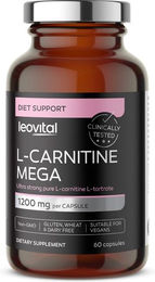 Polleo L-Carnitine Mega Kapseln vegan glutenfrei 60 Stück – Bild 1 von 1