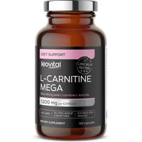 Produktbild von Polleo L-Carnitine Mega Kapseln vegan glutenfrei 60 Stück