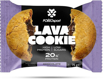 Polleo Lava Cookie Protein-Riegel Schokolade zuckerarm – Bild 1 von 1