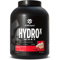 Produktbild von Polleo Premium HydroX Whey Protein Hydrolysat Pulver neutral zuckerfrei glutenfrei ohne Zusatzstoffe
