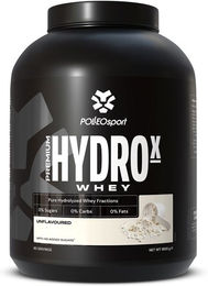 Polleo Premium HydroX Whey Protein Hydrolysat Pulver neutral zuckerfrei glutenfrei ohne Zusatzstoffe – Bild 1 von 1