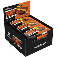 Produktbild von Polleo Protein Peanut Cups Schokolade zuckerarm Riegel