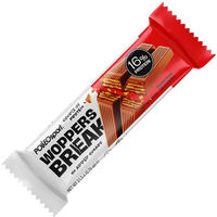 Produktbild von Polleo Protein Woppers Break Riegel Vanille glutenfrei zuckerarm vegetarisch