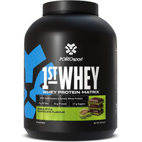 Produktbild von Polleo Sport 1st Whey Mischung Pulver glutenfrei zuckerfrei ohne Zusatzstoffe