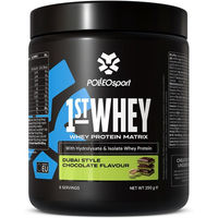 Produktbild von Polleo Sport 1st Whey Mischung Pulver glutenfrei zuckerfrei ohne Zusatzstoffe