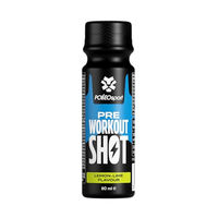 Produktbild von Polleo Sport Pre-Workout Liquid Shot mit Zitrone, 12 Ampullen