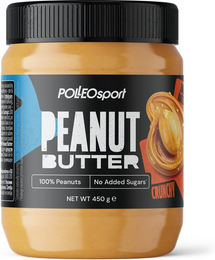 Polleo Sport Protein-Cream Erdnussbutter 1000g zuckerfrei und ohne Zusatzstoffe – Bild 1 von 3