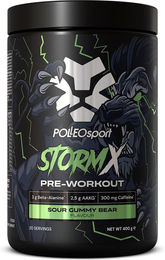Polleo Sport StormX Pre-Workout Pulver Sour Gummy Bear 400g – Bild 1 von 2