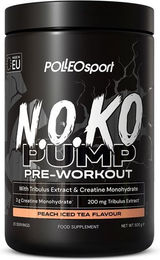Polleo Sport x AP N.O.KO PUMP Pre-Workout Pulver Peach 500 g zuckerfrei – Bild 1 von 2