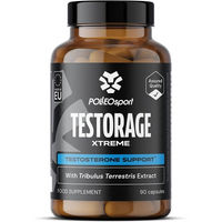Produktbild von Polleo Testorage Xtreme Leovital Kapseln vegan und glutenfrei