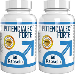 Potencialex Forte Maca Kapseln vegan ohne Zusatzstoffe 120 Stück – Bild 1 von 2