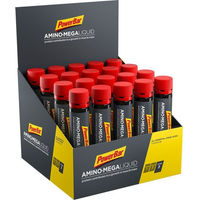 Produktbild von PowerBar Amino Mega Liquid EAA Hydrolysat Orange Ampullen vegetarisch und glutenfrei
