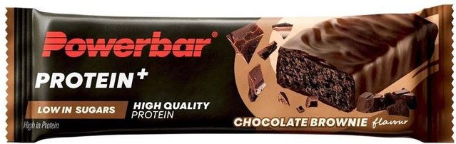 Powerbar PROTEIN+ LOW SUGAR Proteinriegel Chocolate Brownie vegetarisch – Bild 1 von 3