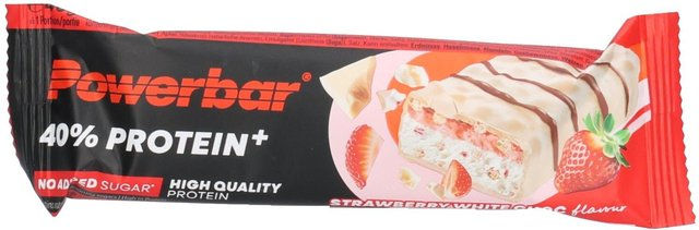 Powerbar Proteinriegel Erdbeere White Chocolate 40% Protein zuckerfrei – Bild 1 von 2