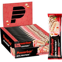 Produktbild von POWERBAR Proteinriegel Erdbeere White Chocolate mit 40% Protein und Crisp zuckerarm