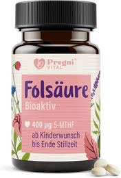 PregniVital Elevit Folsäure Tabletten vegan für Schwangere und Stillende 120 Stück – Bild 1 von 3