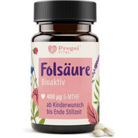 Produktbild von PregniVital Elevit Folsäure Tabletten vegan für Schwangere und Stillende 120 Stück