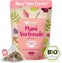 PregniVital Mami Vorfreude BIO Schwangerschaftstee ohne Zusatzstoffe und zuckerfrei – Bild 1 von 2