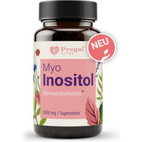 Produktbild von PregniVital Myo-Inositol Tabletten vegan und glutenfrei für Frauen, Schwangere und Stillende, 60 Stück