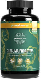 Primal Harvest Curcuma Proactive Kapseln mit standardisiertem Extrakt vegan und glutenfrei – Bild 1 von 3