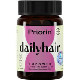 Priorin dailyhair EMPOWER Biotin Gummies vegan und zuckerfrei für Erwachsene 30 Stück – Bild 1 von 7