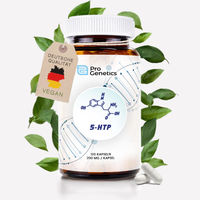 Produktbild von Pro Genetics 5-HTP Kapseln hochdosiert 200 mg vegan und glutenfrei 120 Kapseln