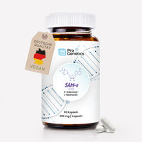 Produktbild von Pro Genetics SAM-e S-Adenosyl-Methionin hochdosiert 200 mg Kapseln 90 Stück