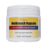 Produktbild von Pro Natura Boswellia Weihrauch Kapseln hochdosiert 450 mg vegetarisch 365 Kapseln