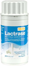 Pro Natura Lactrase 1.500 FCC Laktase Kapseln 100 Stück – Bild 1 von 2