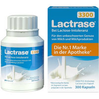 Produktbild von Pro Natura Lactrase 3.300 FCC Laktase Kapseln 300 Stück