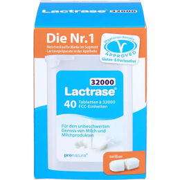 Pro Natura Lactrase 32.000 FCC Tabletten 80 Stück – Bild 1 von 2