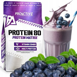 ProActive Molkenproteinkonzentrat WPC 80 Eiweißpulver Blaubeere 700g – Bild 1 von 4