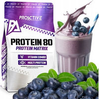 Produktbild von ProActive Molkenproteinkonzentrat WPC 80 Eiweißpulver Blaubeere 700g
