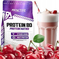 Produktbild von ProActive Molkenproteinkonzentrat WPC 80 Eiweißpulver Cherry 700g