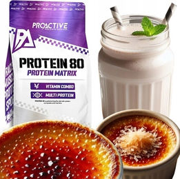 ProActive Molkenproteinkonzentrat WPC 80 Eiweißpulver Crème brûlée 700g – Bild 1 von 2