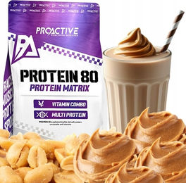 ProActive Molkenproteinkonzentrat WPC 80 Eiweißpulver Erdnussbutter 700g – Bild 1 von 2