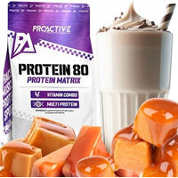 Produktbild von ProActive Molkenproteinkonzentrat WPC 80 Eiweißpulver Karamell 700g